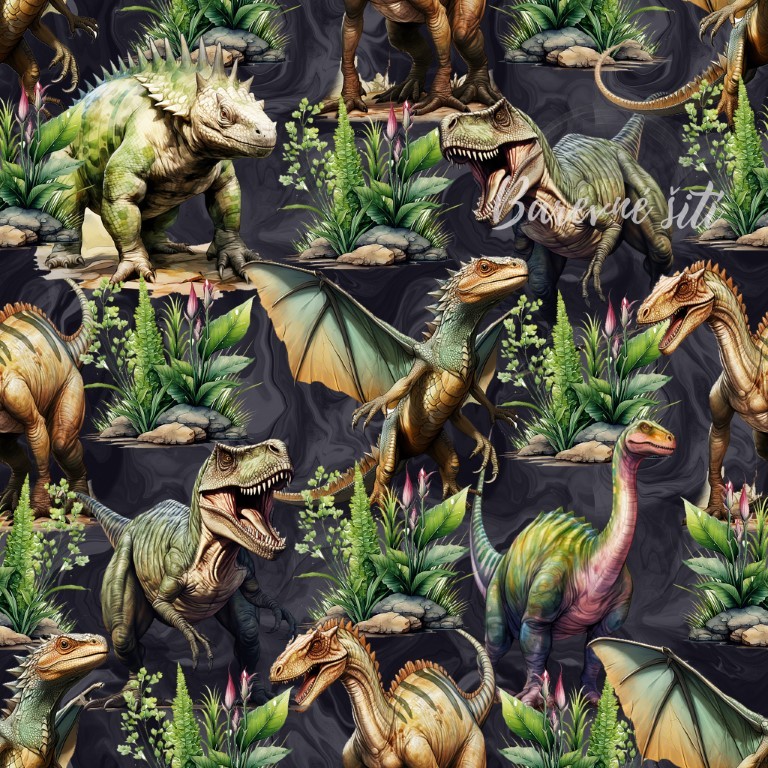 Teplákovina Pralesní dinosauři (E)