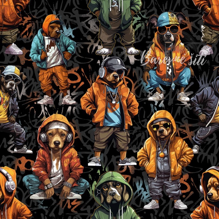 Teplákovina Gangster dogs (E)