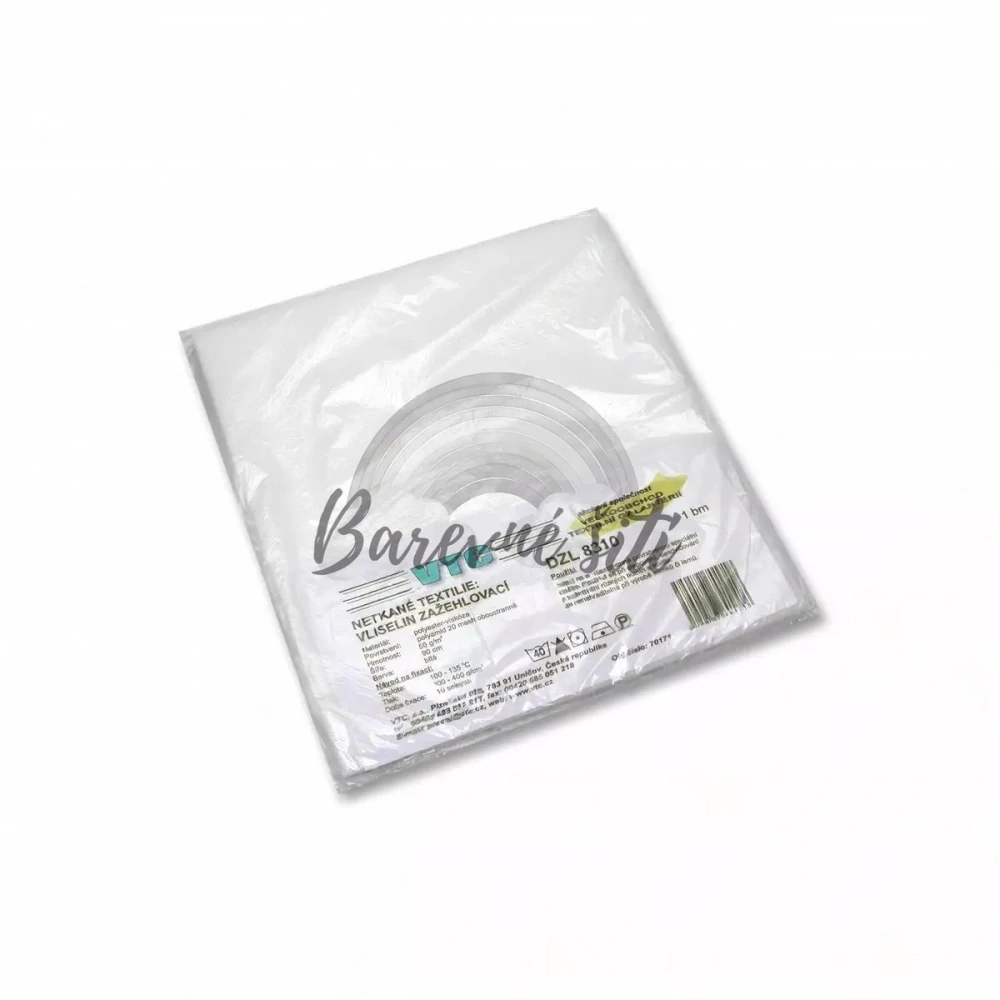 Vlizelín zažehlovací oboustranný 50g/1m bílý (E)