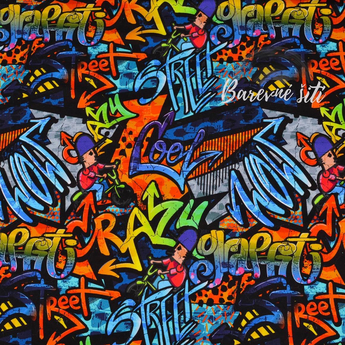Teplákovina Street crazy graffiti (E)