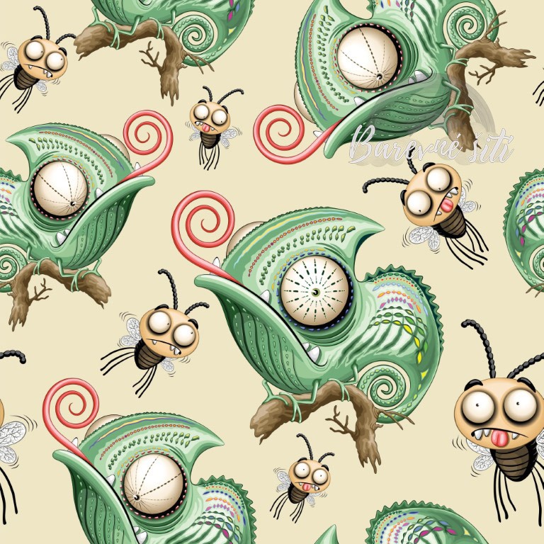 Úplet, Chameleoni a mouchy (E)