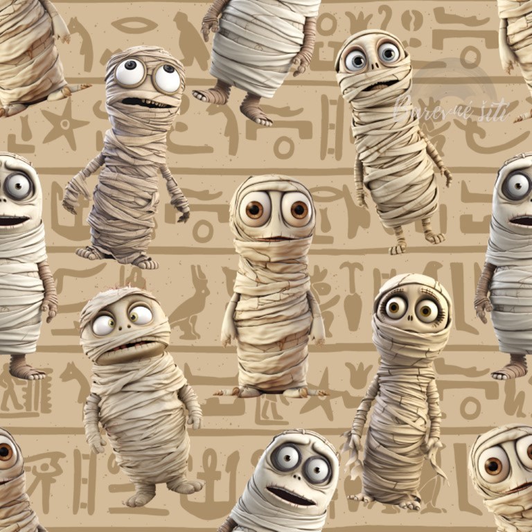 Úplet, Mumie a hieroglyfy (E)