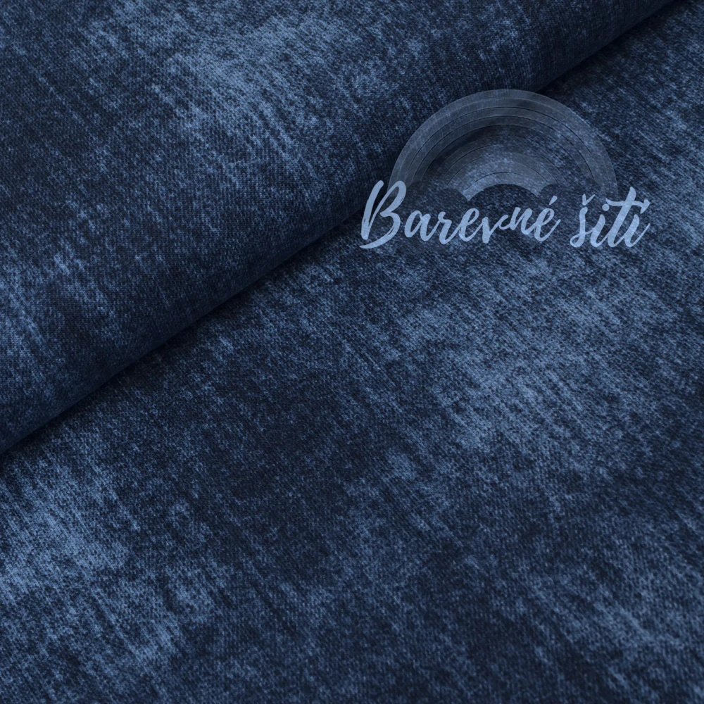 Teplákovina JEANS NÁMOŘNICKÁ NEW (E) 0,90/ks