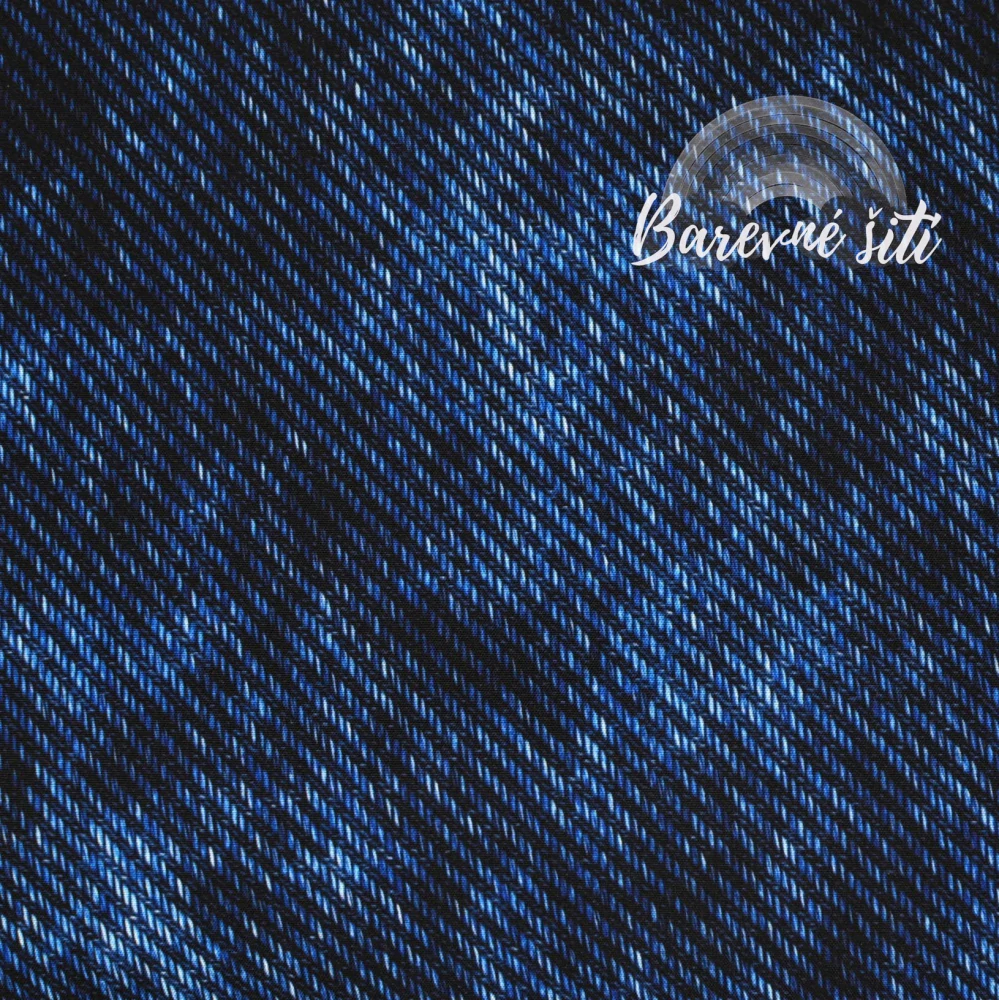 Zimní softshell Jeans imitace (E)