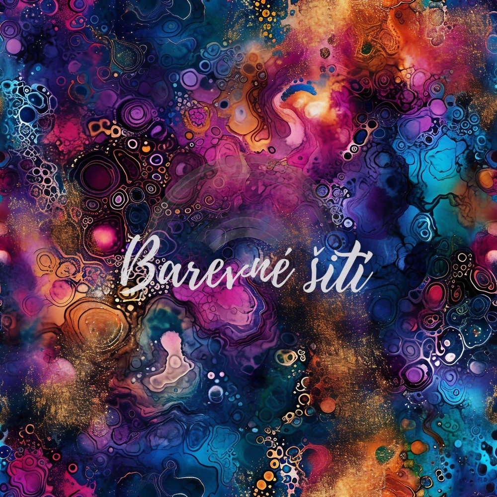Úplet, Inkoustová abstrakce (E) 0,75m/ks