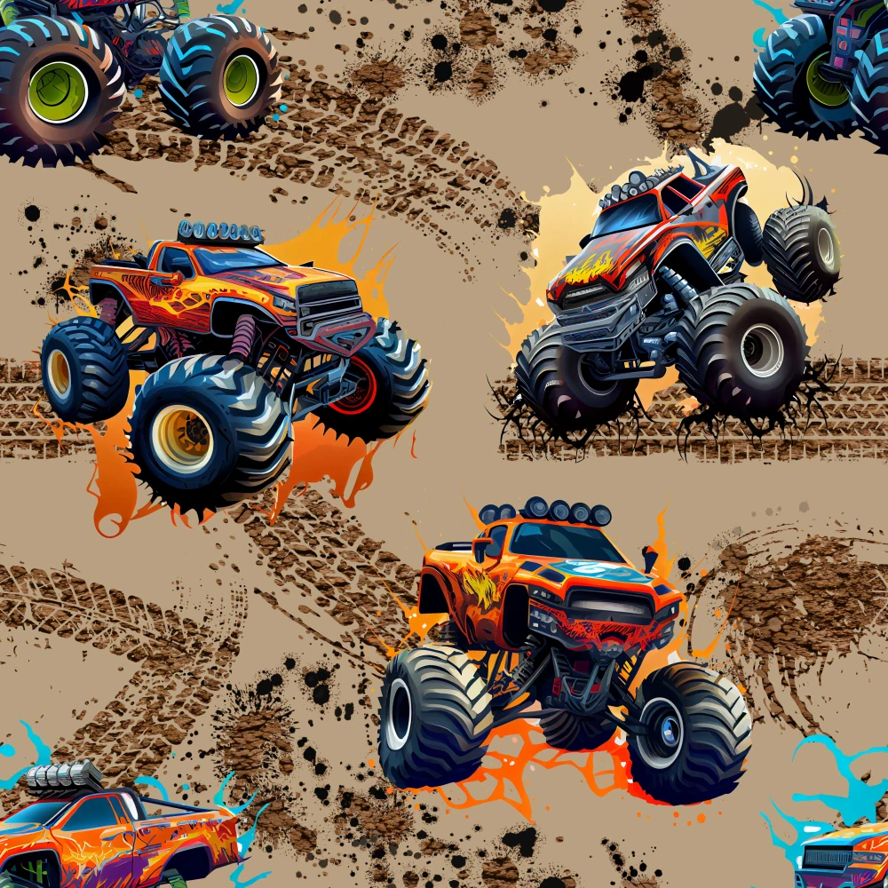 Zimní softshell MonsterTruck na hnědé PŘEDOBJEDNÁVKA (P)