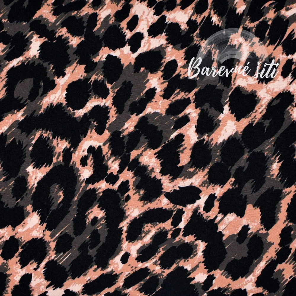 Zimní softshell Tmavý leopard (E) A