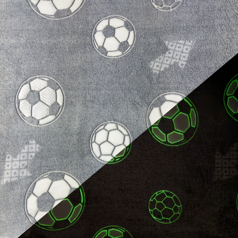 Wellness Fleece svítící ve tmě Fotbal (E)