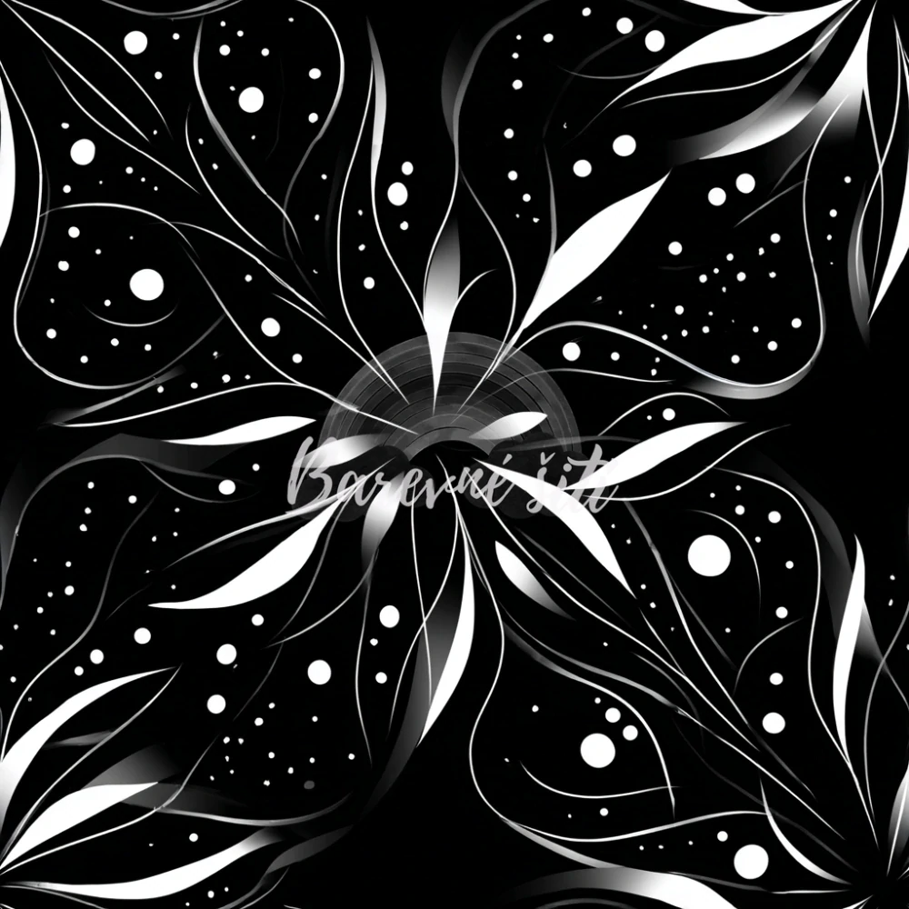 Sportovní úplet Silver light Noční ornament (E)