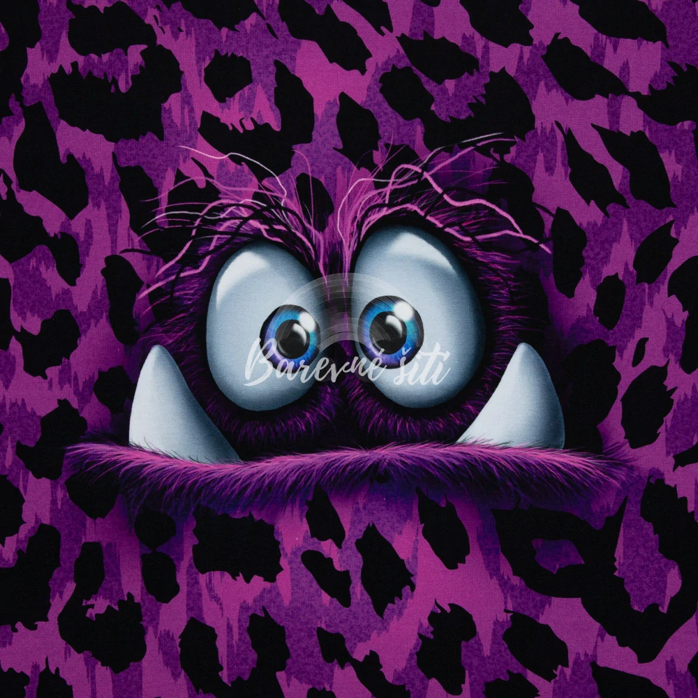 Teplákovina, Fialový příšerák, panel (Monster)