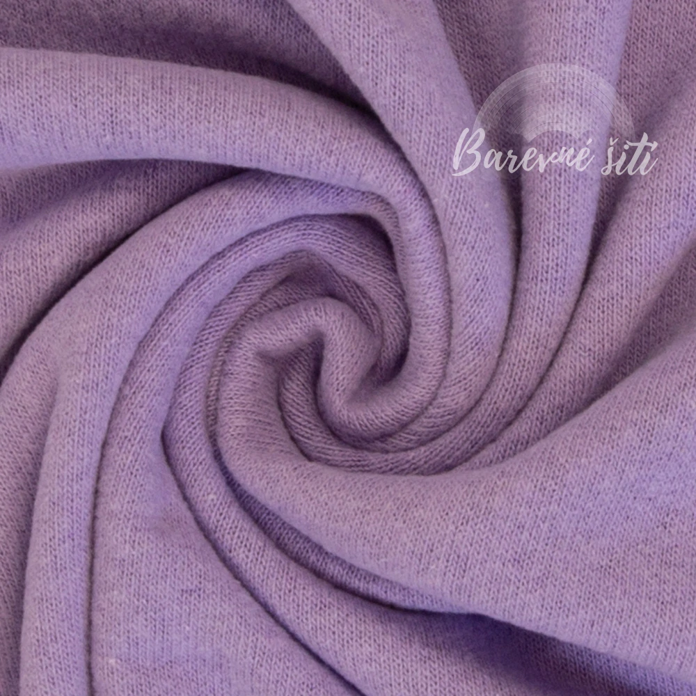 Hebká svetrovina počesaná Lila (E)