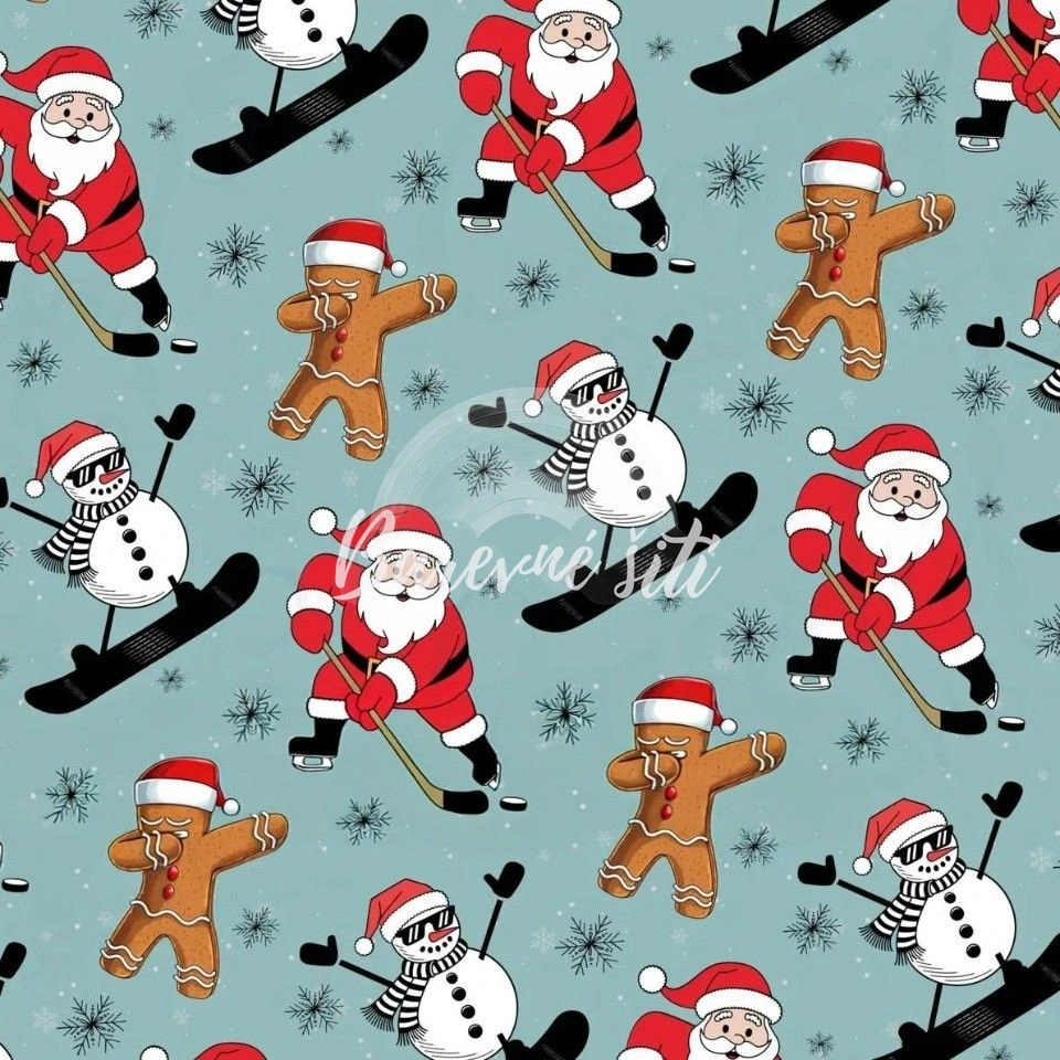 Úplet, Santa, sněhuláci a perníčky (E)