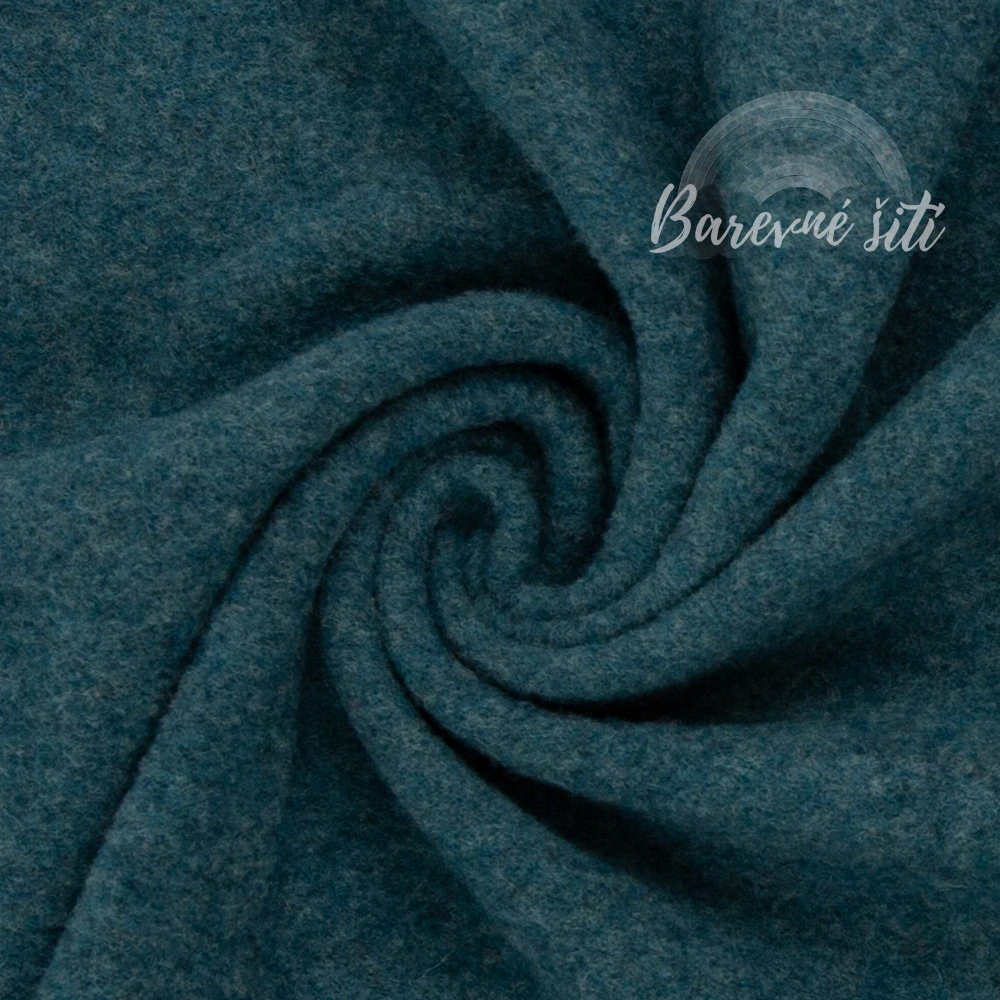 Merino fleece Petrolej (E)