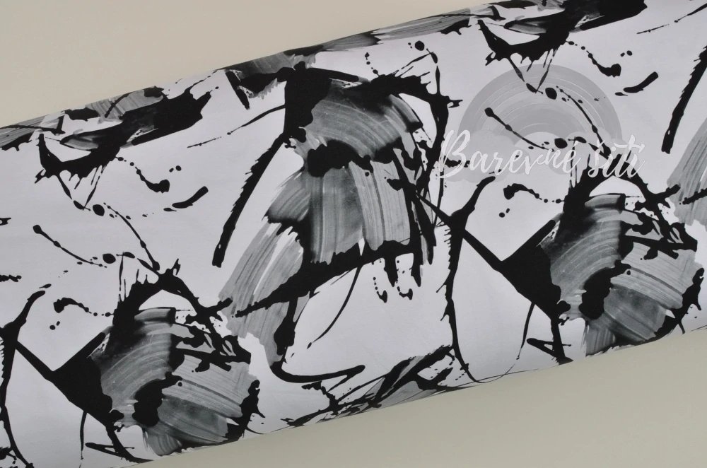 Teplákovina, Černobílé abstraktní umění (E)