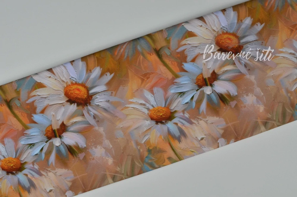 Úplet, Kopretiny tempera žlutá (E)