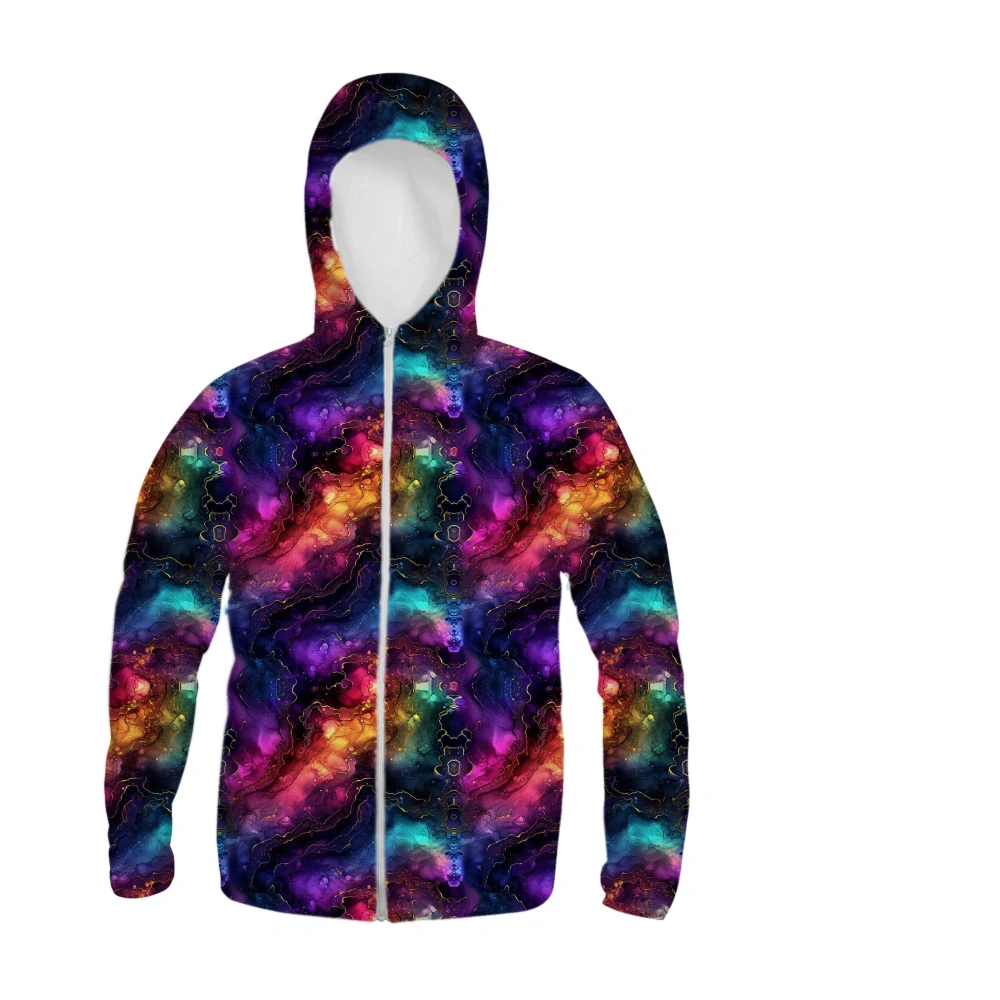Zimní softshell Barevné mramorování PŘEDOBJEDNÁVKA (P)