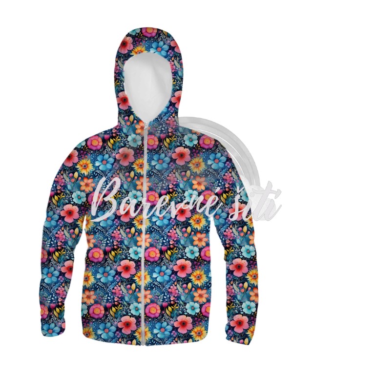 Zimní softshell Květy mix tvarů a barev PŘEDOBJEDNÁVKA (P)