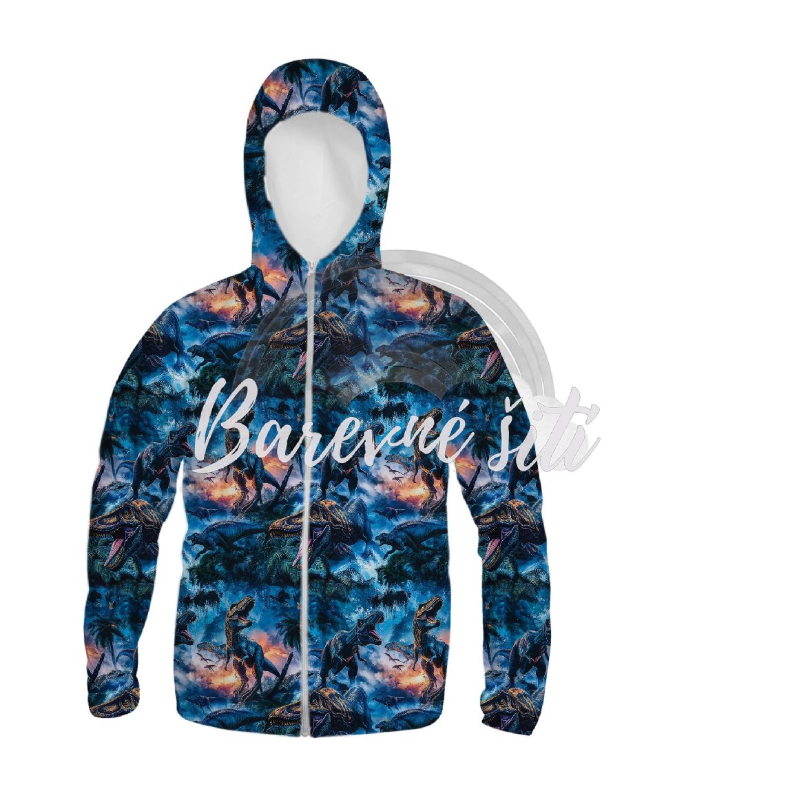 Zimní softshell Nebezpeční dinosauři modrá  PŘEDOBJEDNÁVKA (P)