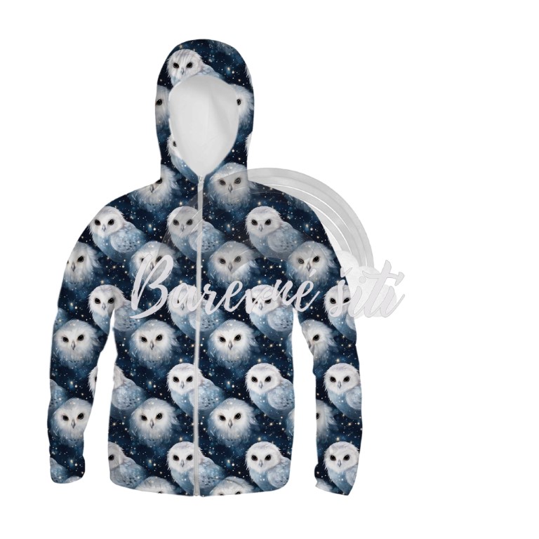 Zimní softshell Kouzelné bílé sovičky PŘEDOBJEDNÁVKA (P)