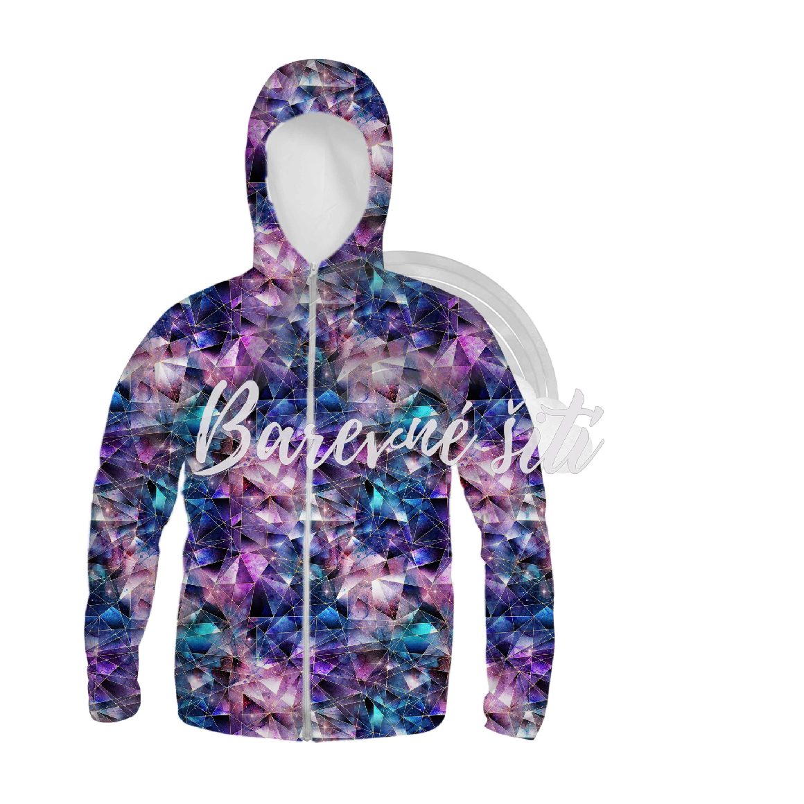 Zimní softshell Galaktická geometrie PŘEDOBJEDNÁVKA (P)