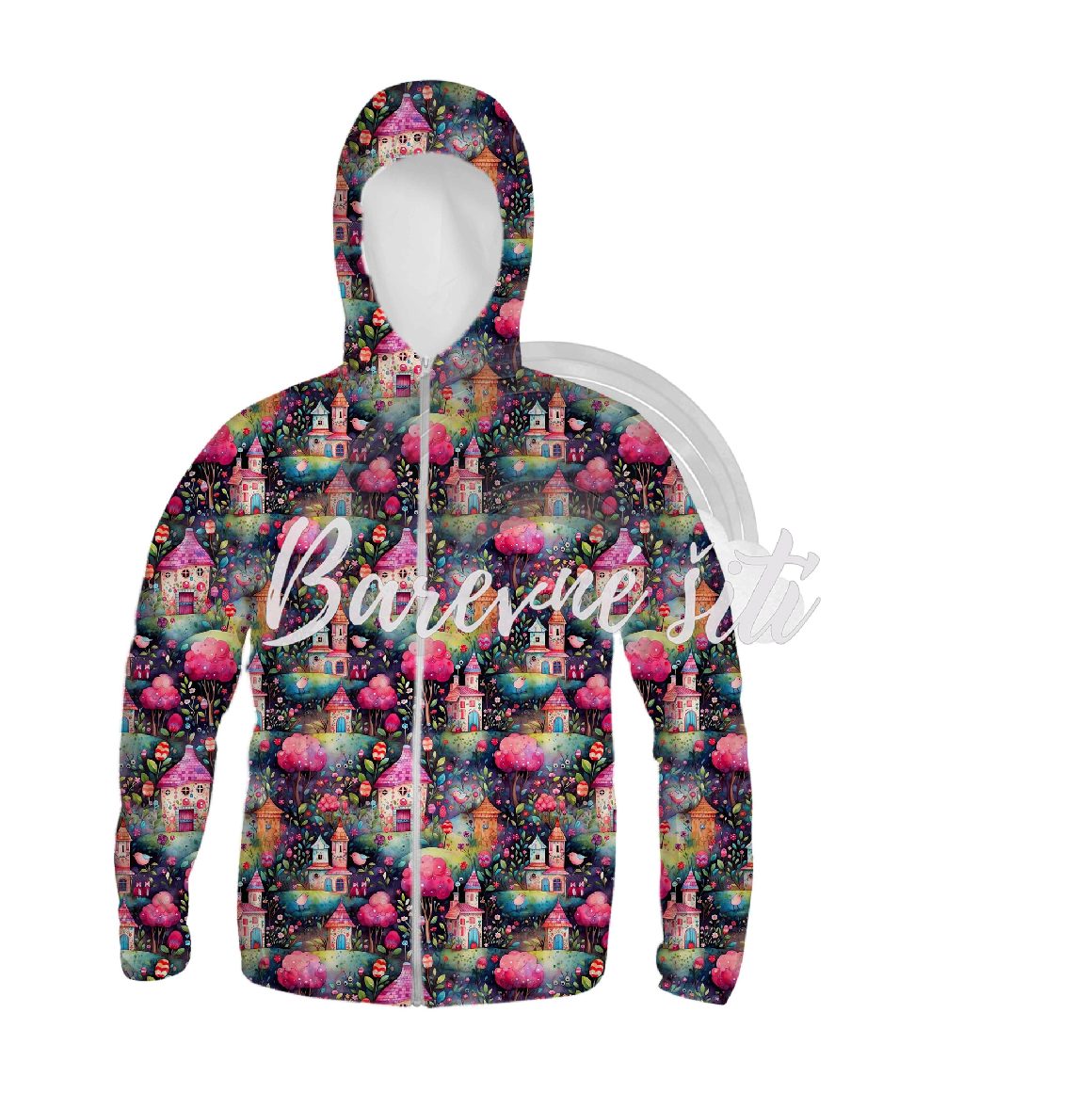 Zimní softshell Veselá jarní vesnička PŘEDOBJEDNÁVKA (P)