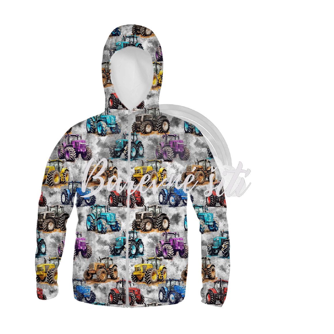 Zimní softshell Různobarevné velké traktory PŘEDOBJEDNÁVKA (P)