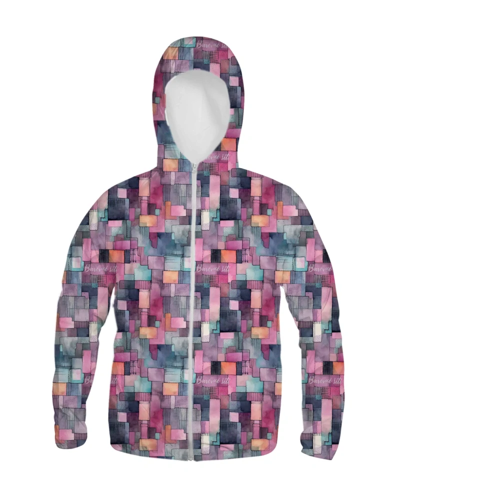 Zimní softshell Růžová skládačka (P)