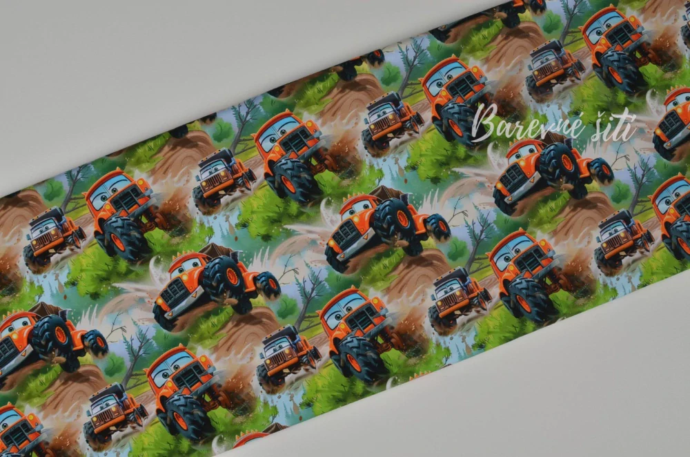 Úplet, Oranžové Monster Trucks (E)