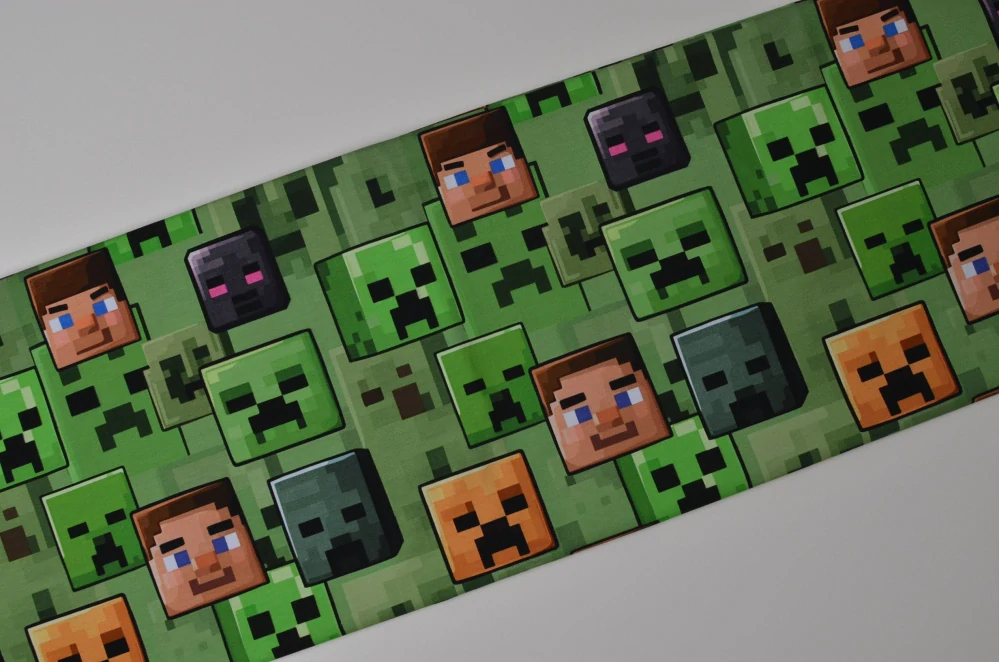 Teplákovina, Minecraft tváře (E)0,93m/ks