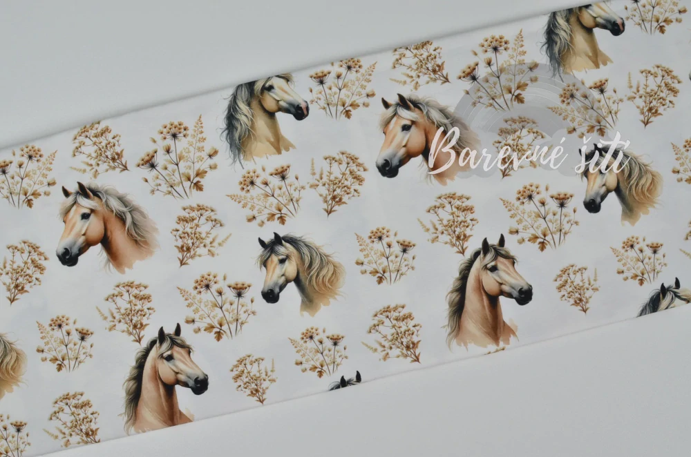 Úplet, Koňské hlavy a rostliny (E) 0,53m/ks