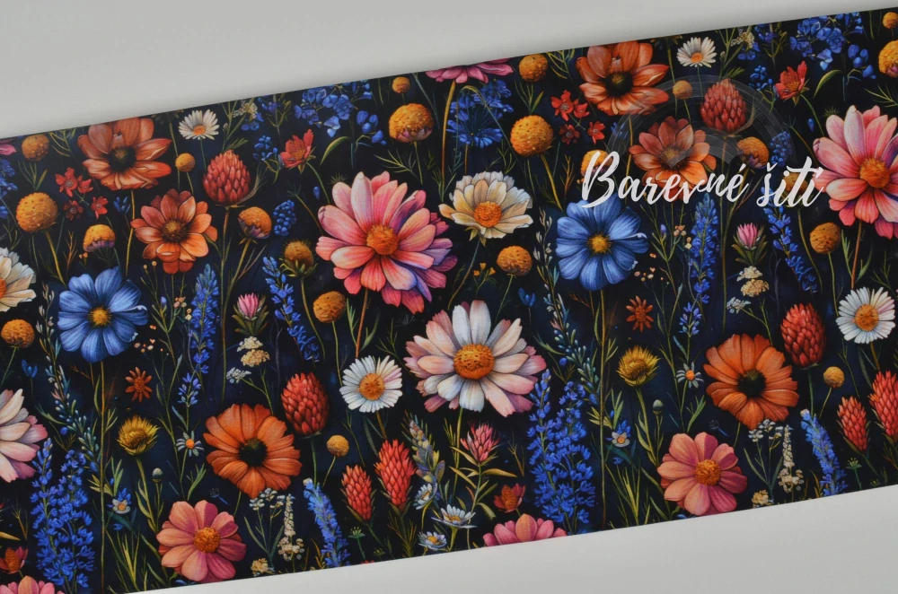 Úplet, Mix lučních květů na tmavé (E)