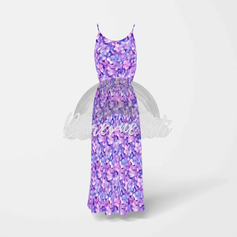 Viskozový úplet, Drobnější fialkové kvítky (E)