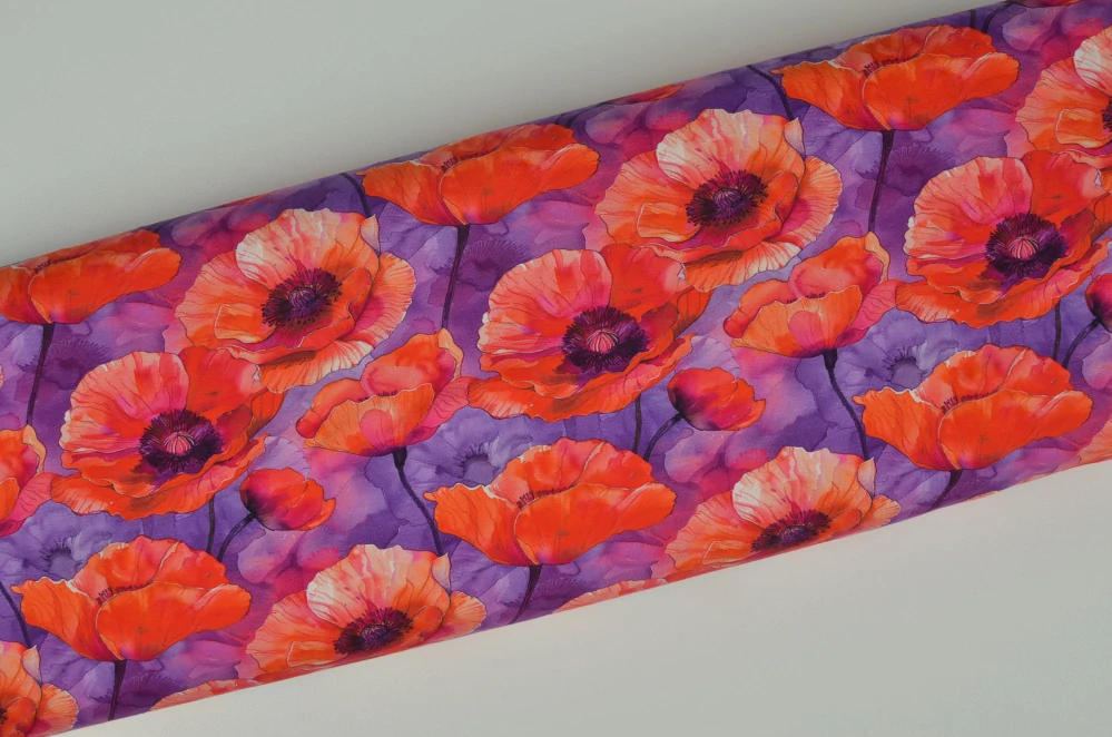 Úplet Makové pole fialové (E)