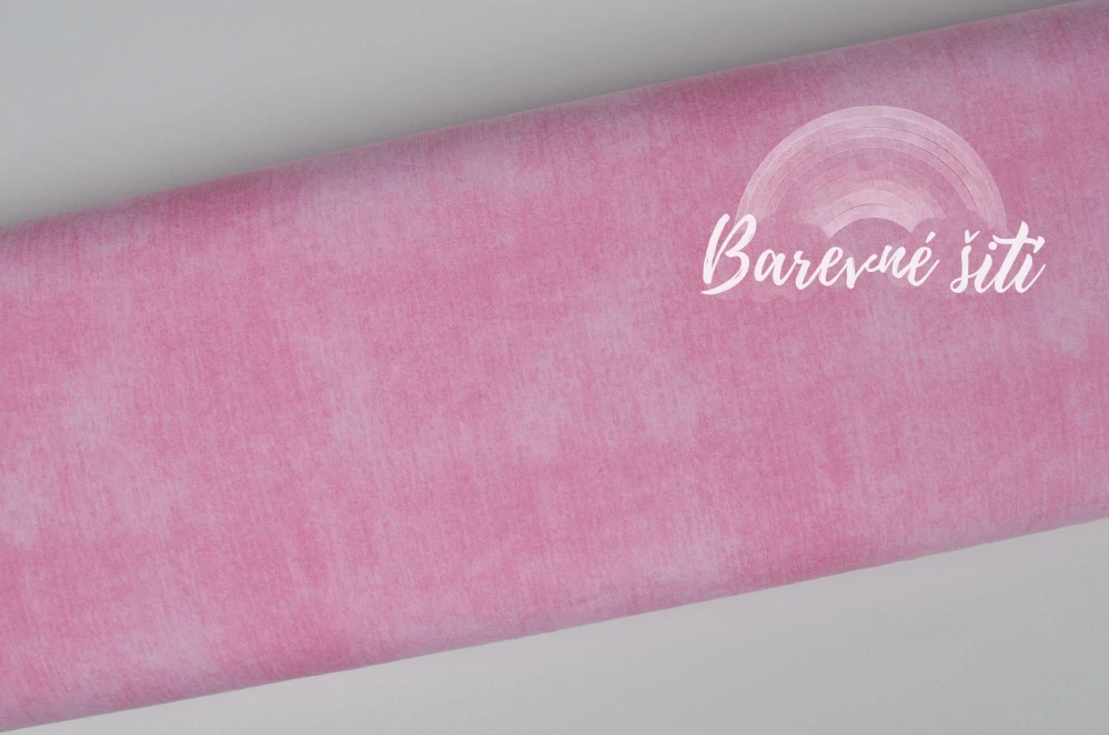 Úplet JEANS BABY RŮŽOVÁ NEW (E) 0,35m/ks