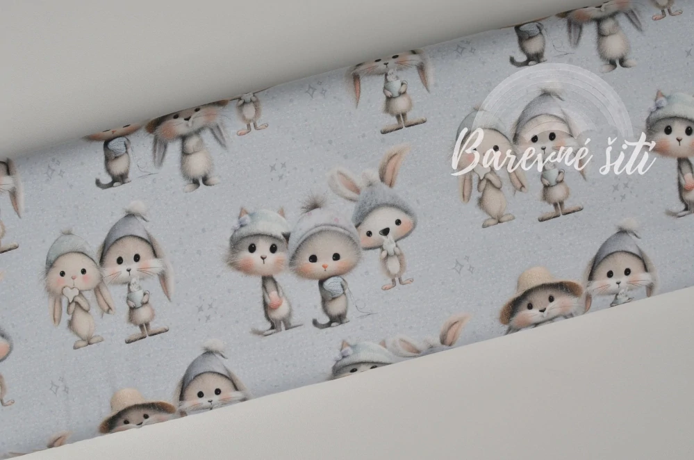 Teplákovina, Klubíčka, teplý čaj, zvířátka (E) 0,85m/ks