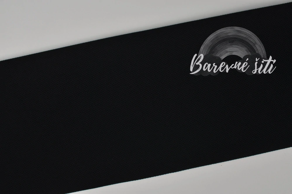 Teplákovina 3D Černá (E) 1,30m/ks