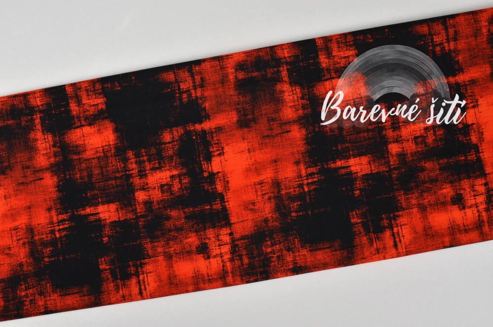 Úplet, Červenočerná textura (E)