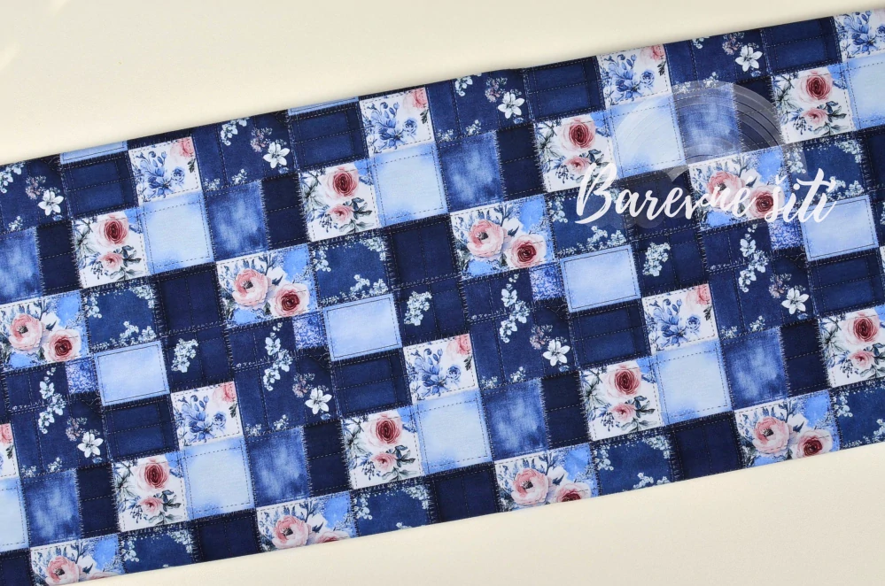 Úplet, Denim patchwork (E)