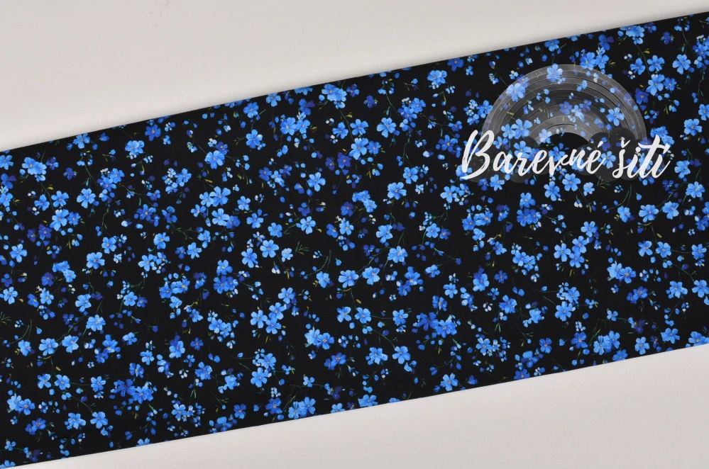 Teplákovina, Pomněnky na černé (E) 1m/ks