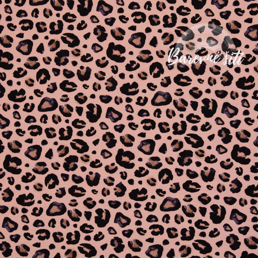 Úplet, Růžový leopard (E) 1,50m/ks