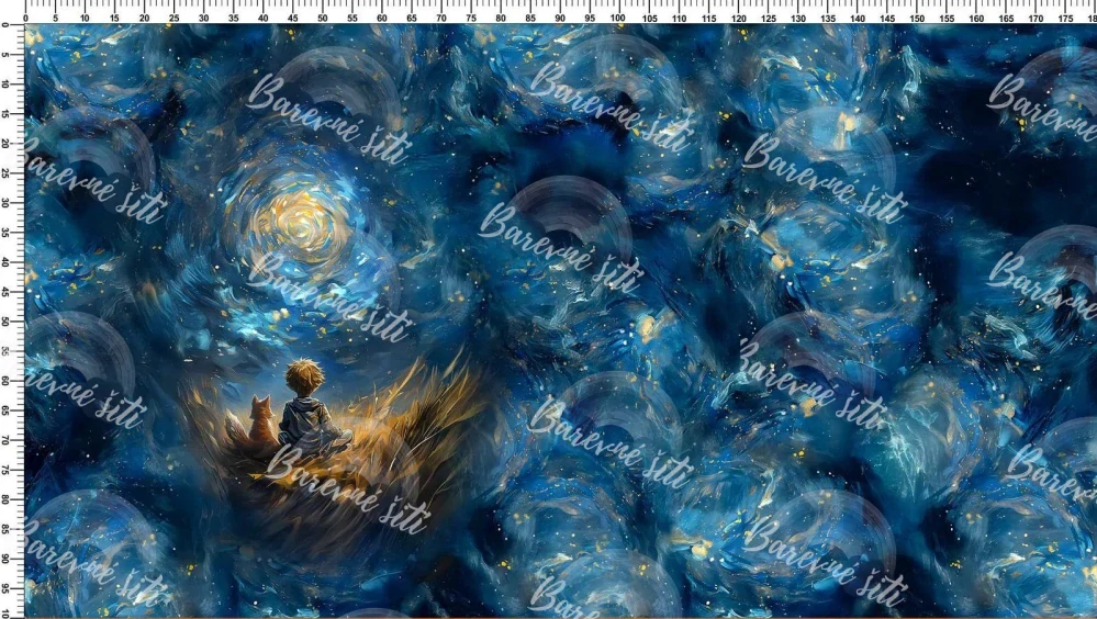 Teplákovina, Malý princ, noční obloha, panel (E)