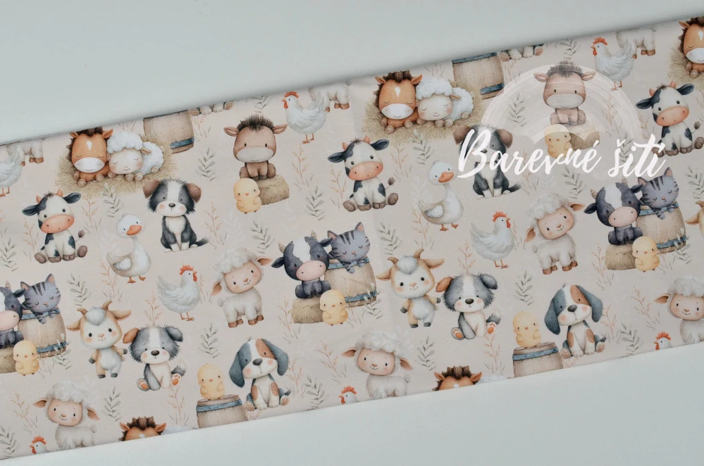 Teplákovina, Zvířátka ze statku doplňková krémová (E)