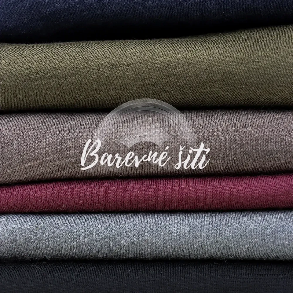Letní merino úplet, Navy (E) 0,57m/ks