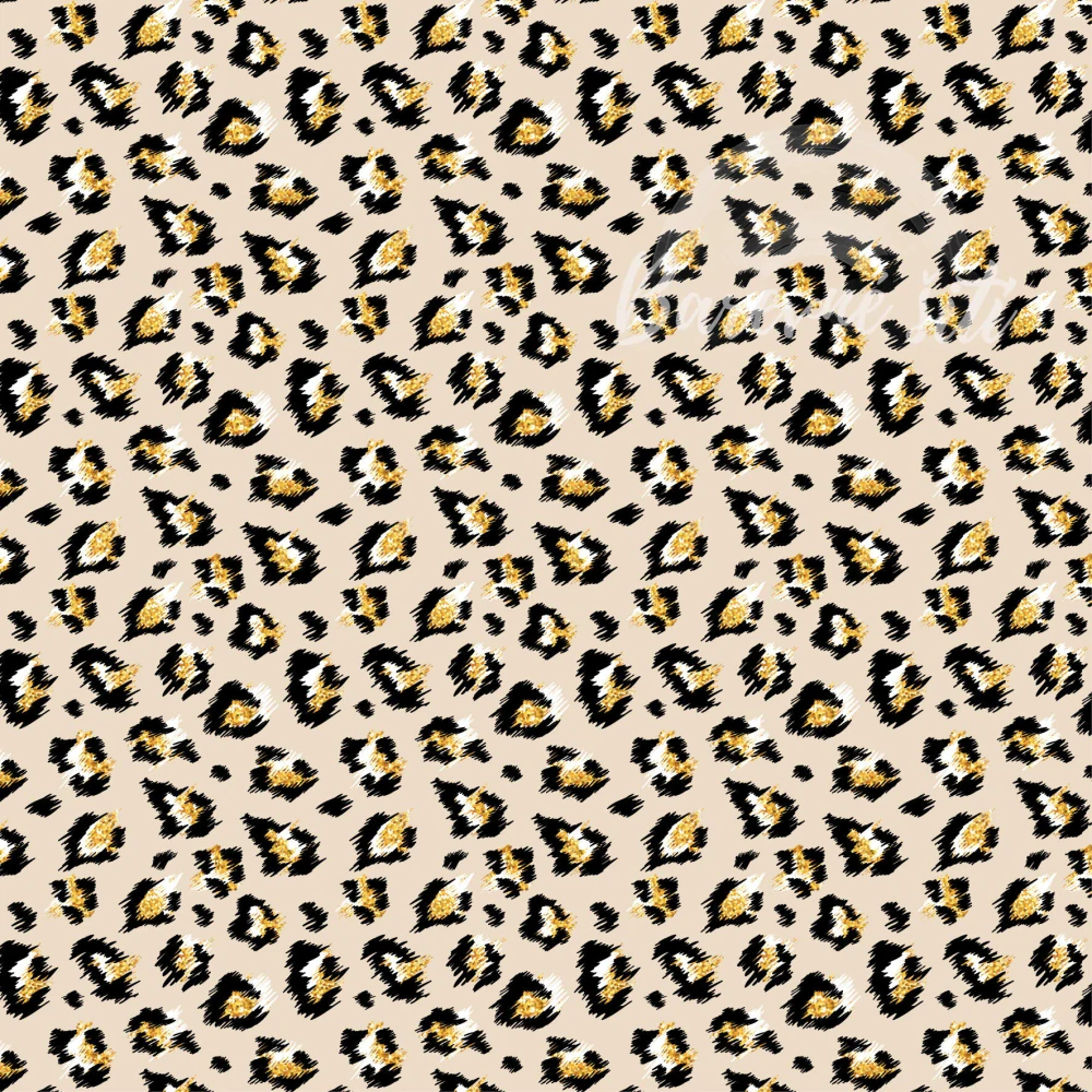 Teplákovina, Leopard pískový s glitry (E)