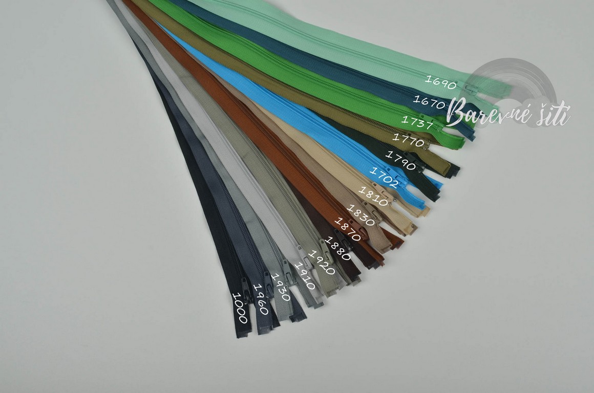 Zip spirálový dělitelný (E)