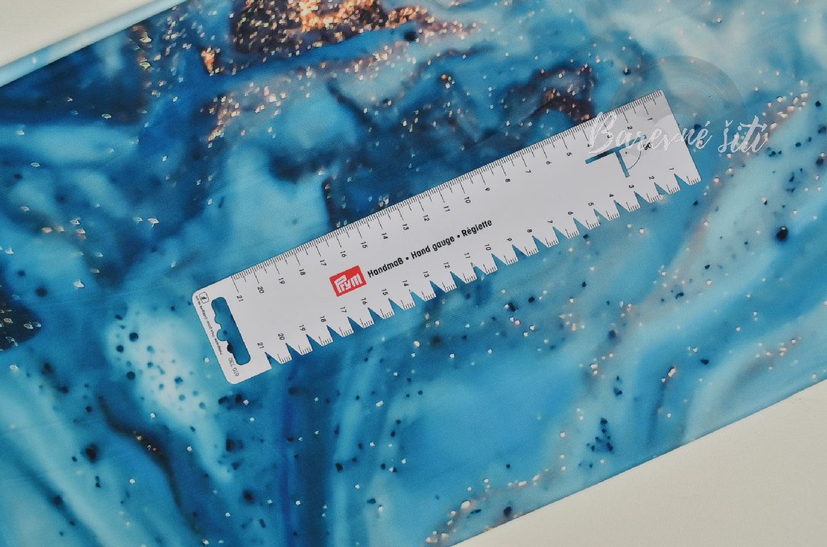 Silky, Modrý mramor (E) 135cm