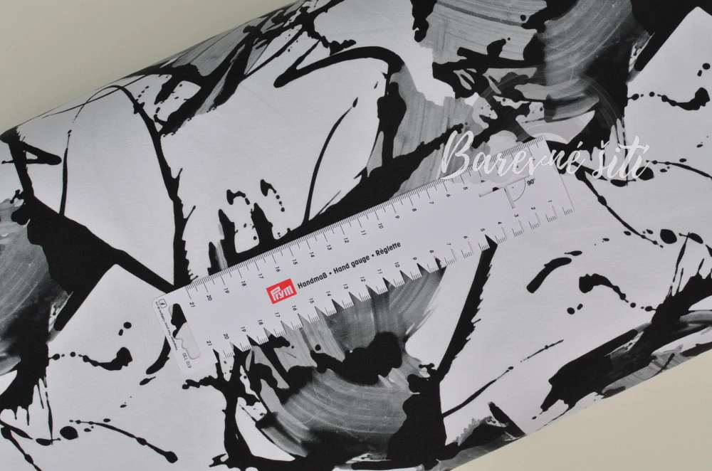 Úplet, Černobílé abstraktní umění (E) 1,5m/ks