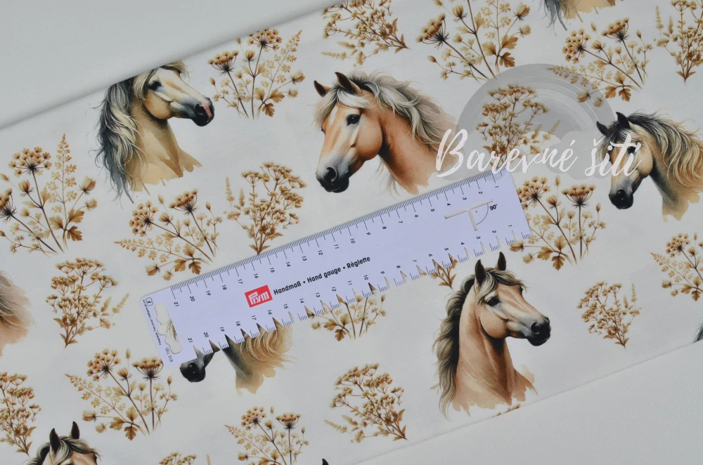 Úplet, Koňské hlavy a rostliny (E) 0,53m/ks