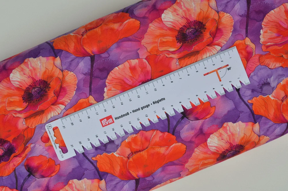 Úplet Makové pole fialové (E)