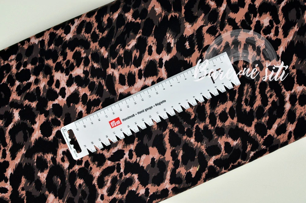 Zimní softshell Tmavý leopard (E) A